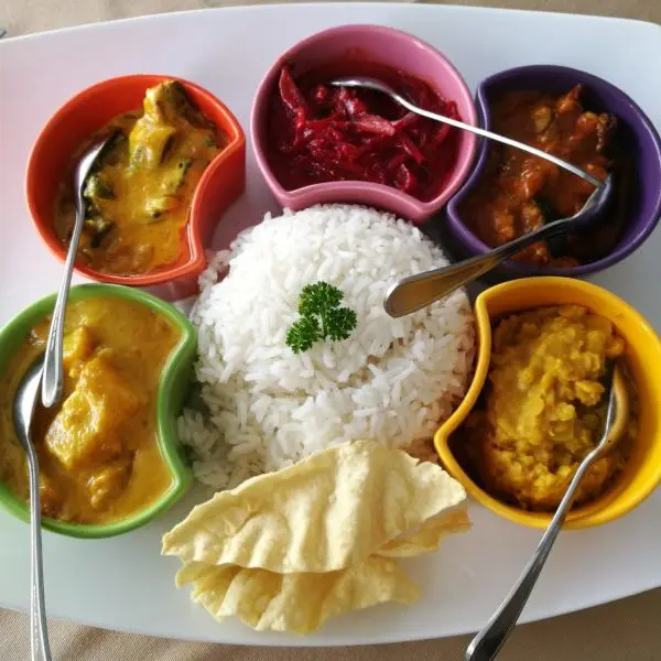 Sri Lanka Mahlzeit