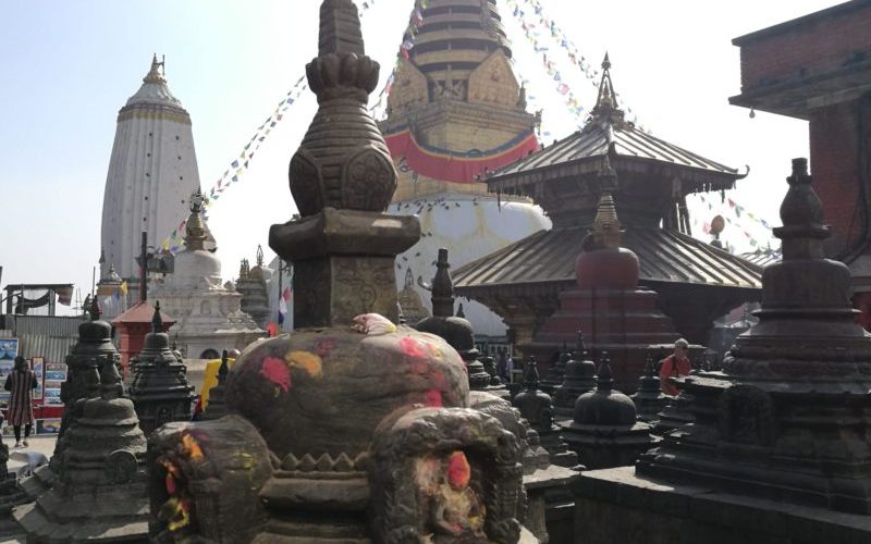 Svayambhunath Stupa, Zuflucht